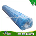 blue plastic snow fence underground warning mesh